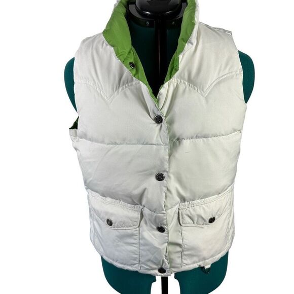 Reversible gap green and white vest - size M - Picture 1 of 7